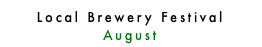 Local Brewery Festival August
